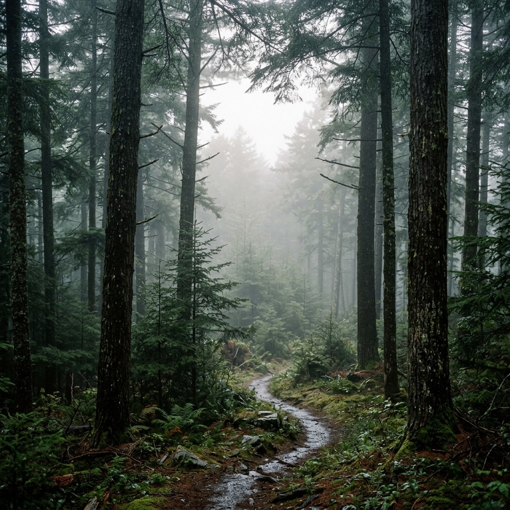 Black bear on trail in Great Smoky Mountains